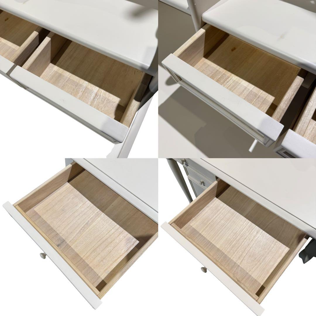 【直接引取限定】◼︎ ローラアシュレイ 学習机 アイボリー