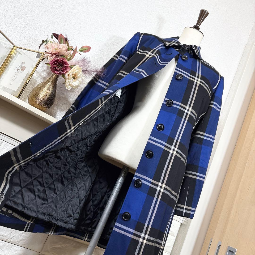 YORKLAND★　ロングコート　チェック柄　ライナー付き　レア　希少　アウター
