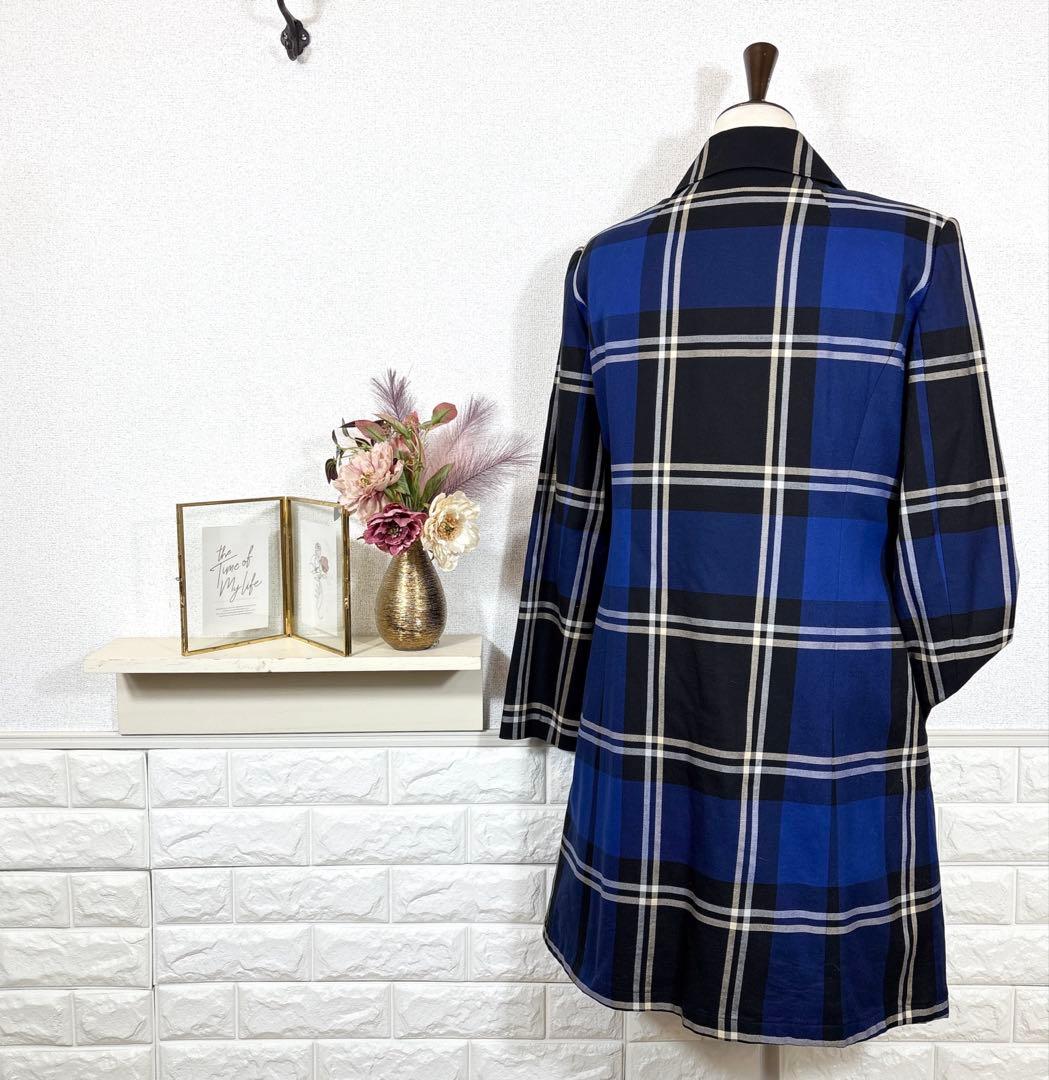 YORKLAND★　ロングコート　チェック柄　ライナー付き　レア　希少　アウター