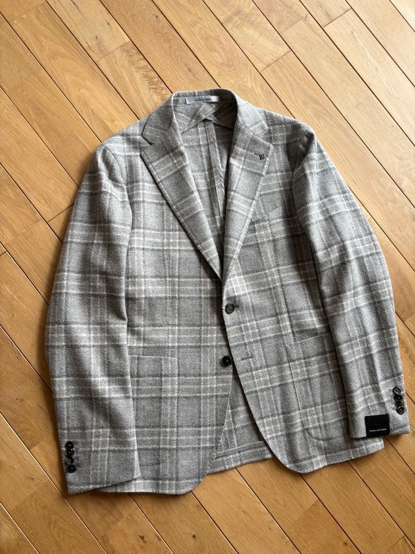 ※専用ページ 未使用　TAGLIATORE フランネルジャケット 48 グレー系