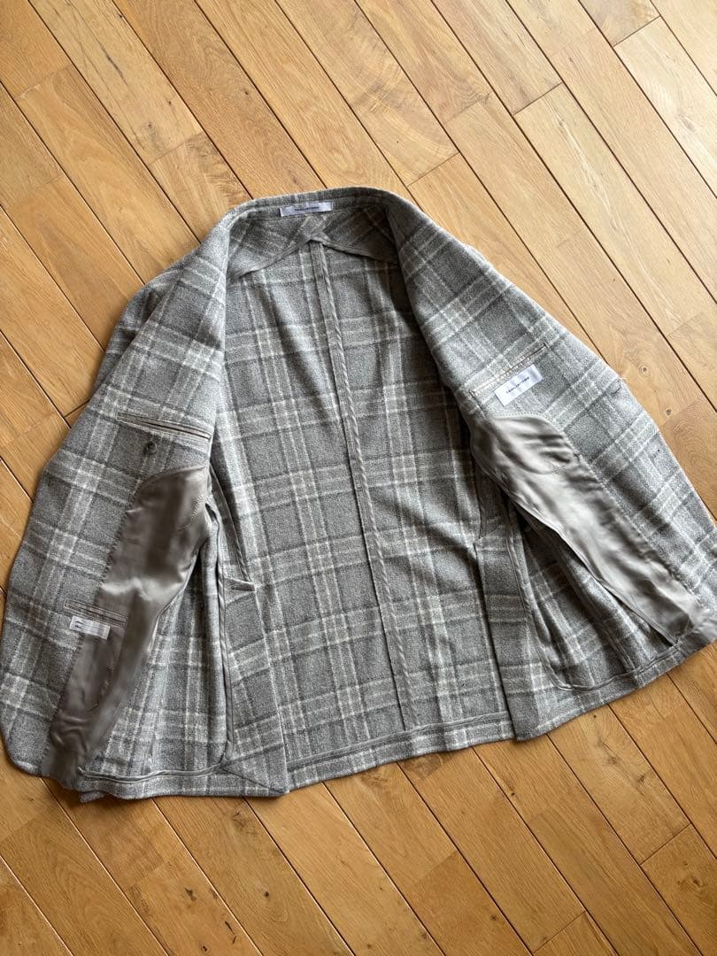 ※専用ページ 未使用　TAGLIATORE フランネルジャケット 48 グレー系