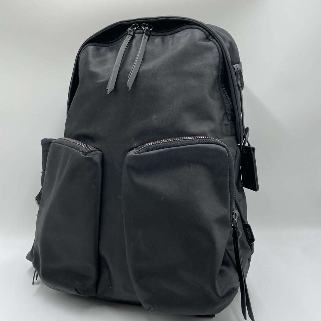 良品 TUMI バックパック ナイロン ブラック DEVOE メドウ