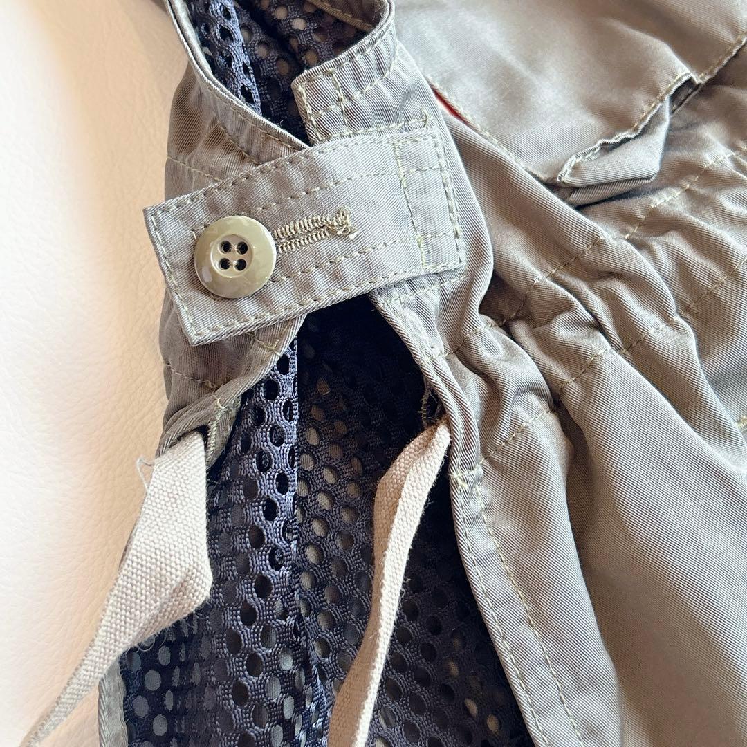 USU GALLERY 1％ ⿻ ミリタリー ロングベスト ジレ ギャザー 秋