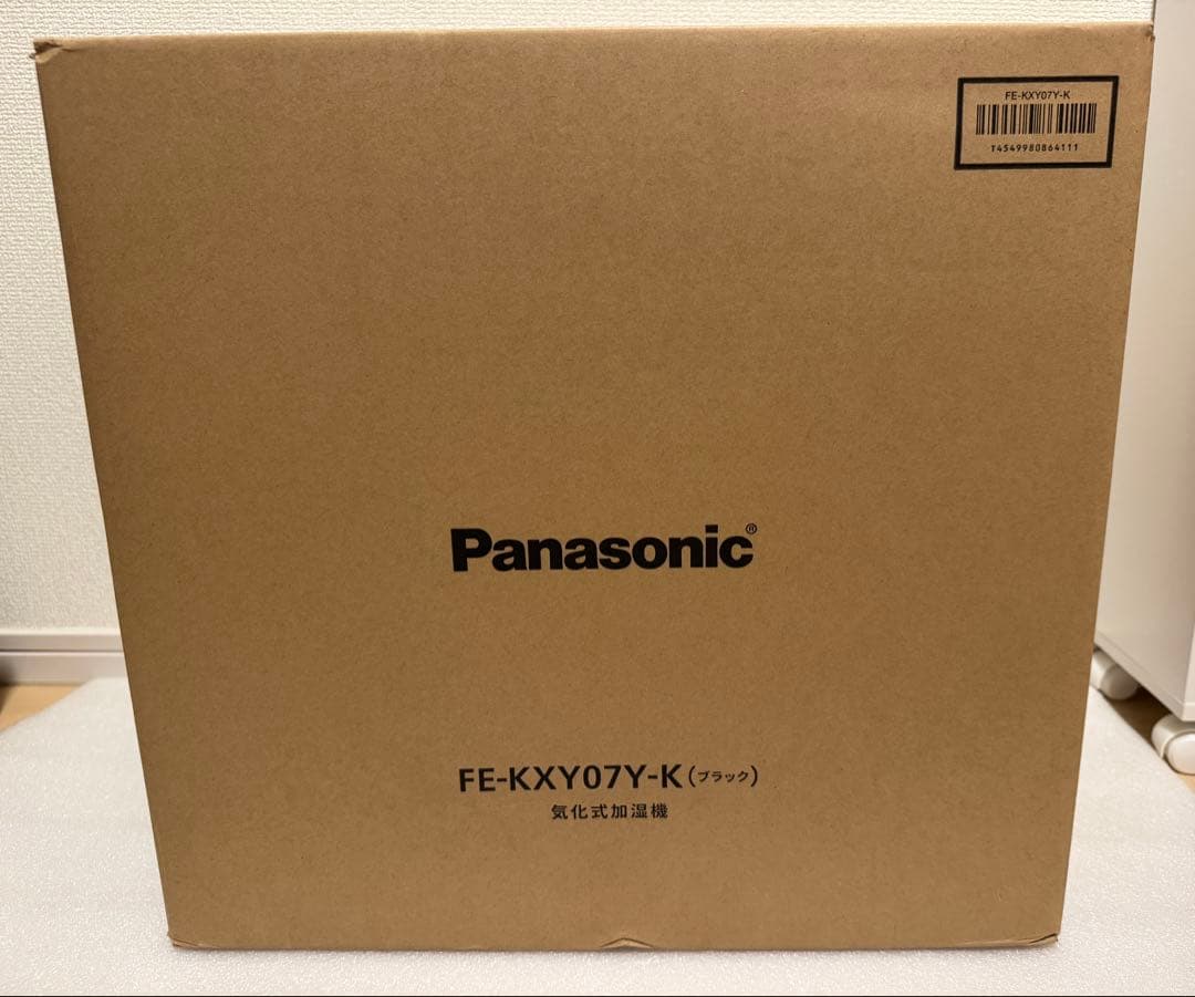 【新品未使用】パナソニック FE-KXY07Y-K 気化式 加湿機 ナノイー 黒