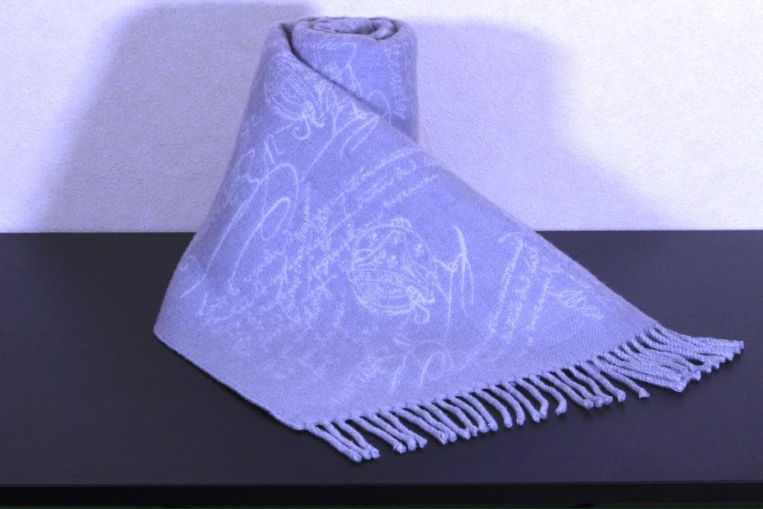 Berluti Scarf ベルルッティ スカーフ ストール カリグラフィー総柄
