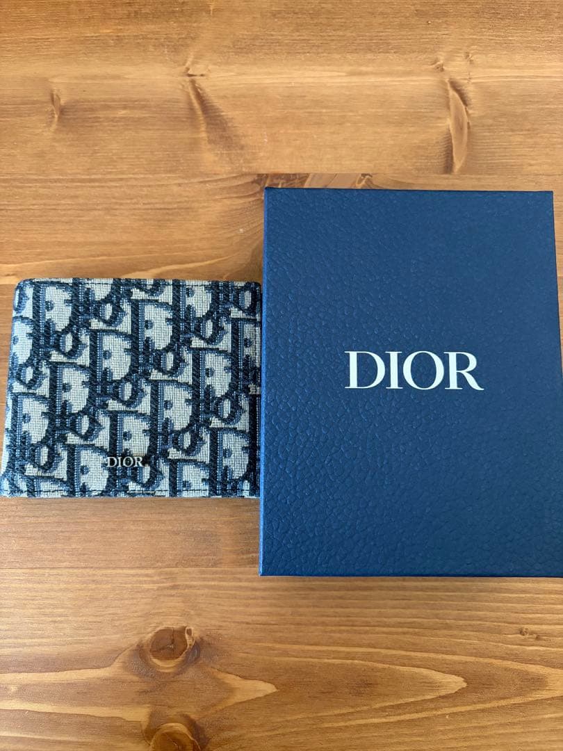 【値下相談可】DIOR 二つ折り財布 Dior Oblique