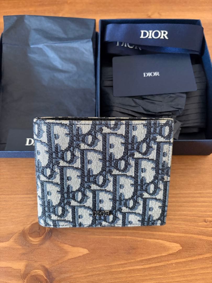 【値下相談可】DIOR 二つ折り財布 Dior Oblique