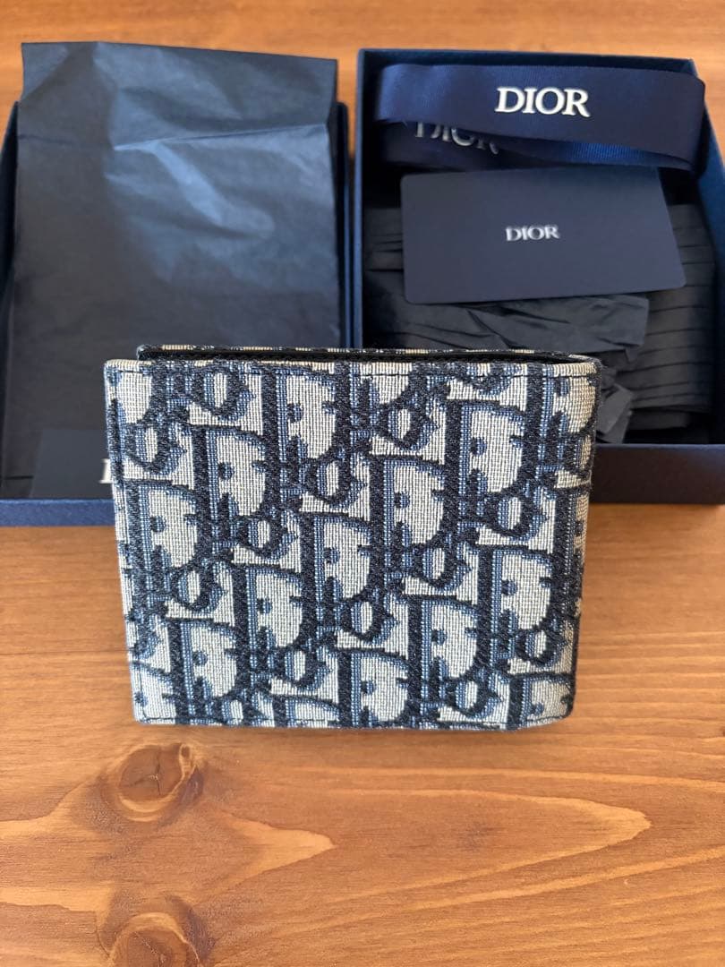 【値下相談可】DIOR 二つ折り財布 Dior Oblique