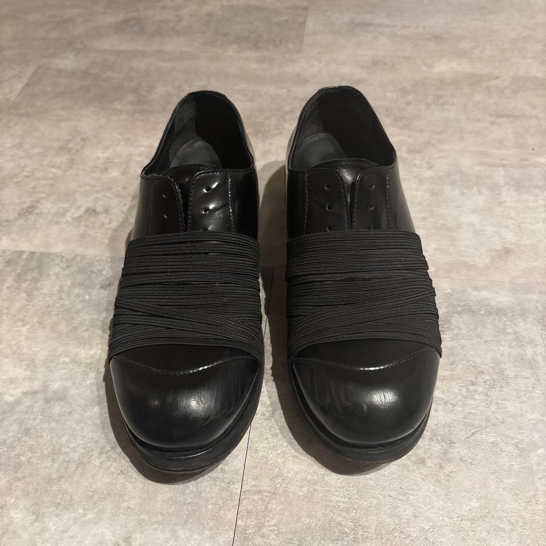 【STEFAN COOKE】BLACK ELASTIC BIKER 40