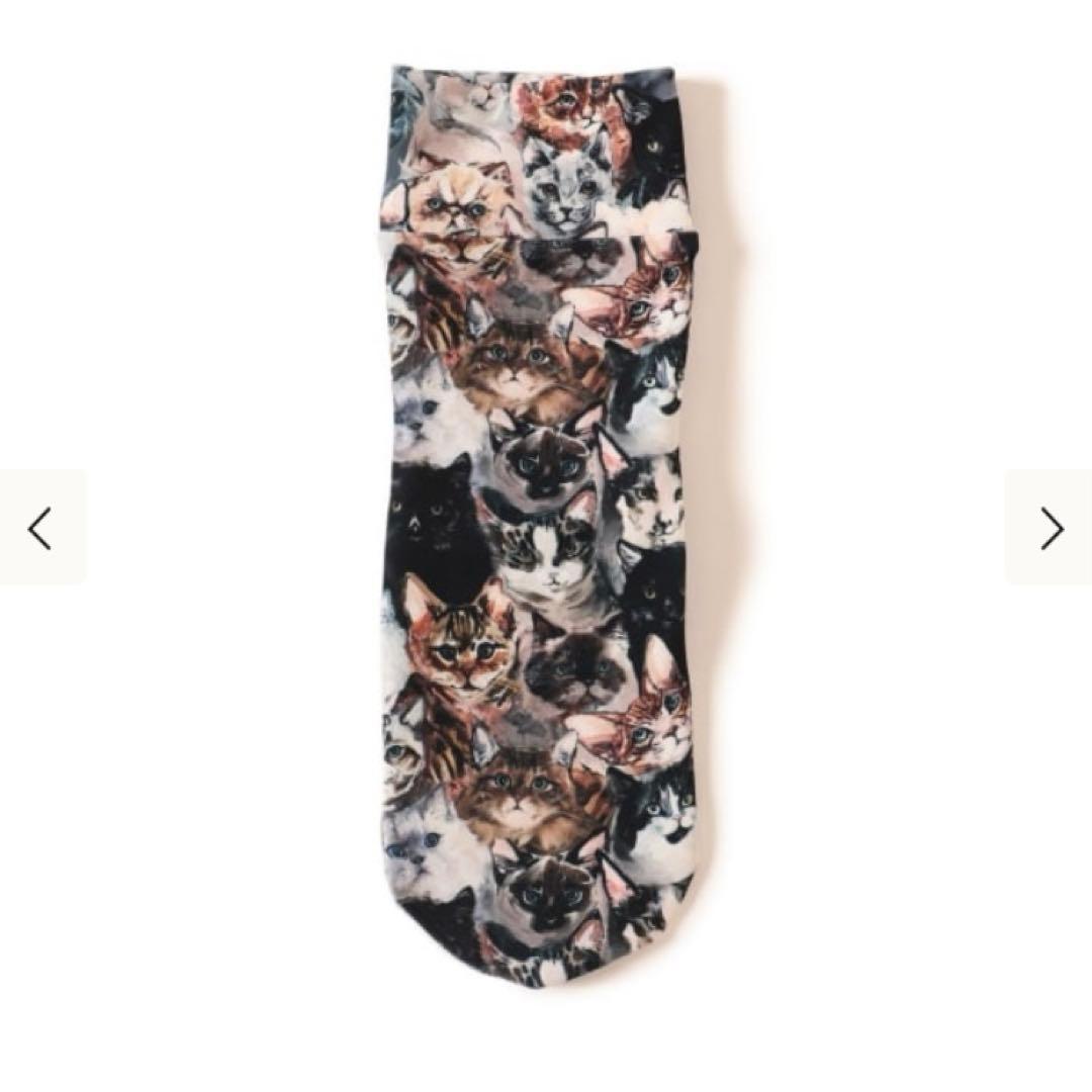 マミタス　mmts x unoaノースリ ワンピース 猫柄スカーフ靴下3点セット