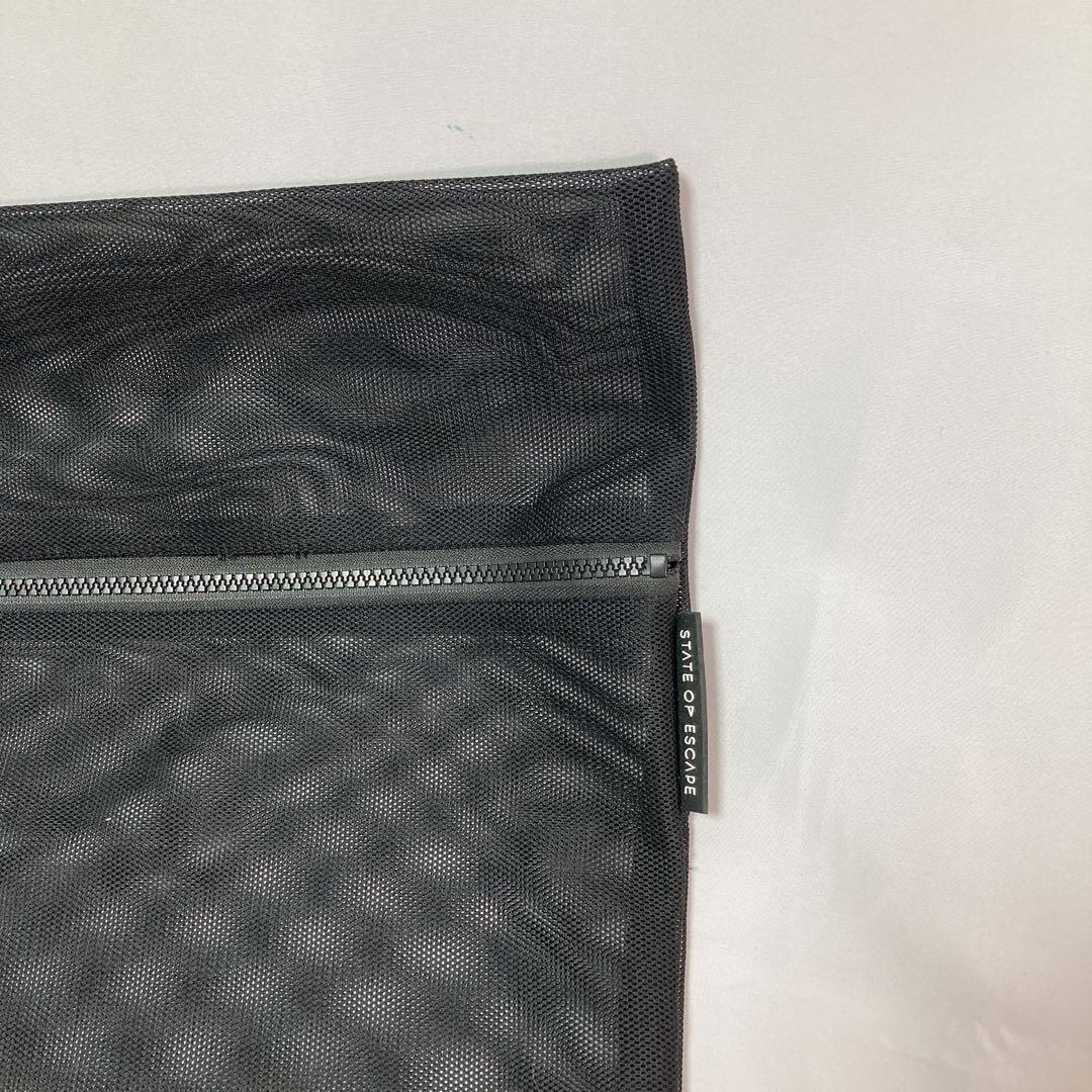 【美品】STATE OF ESCAPE エスケープ トート ポーチ付き BK