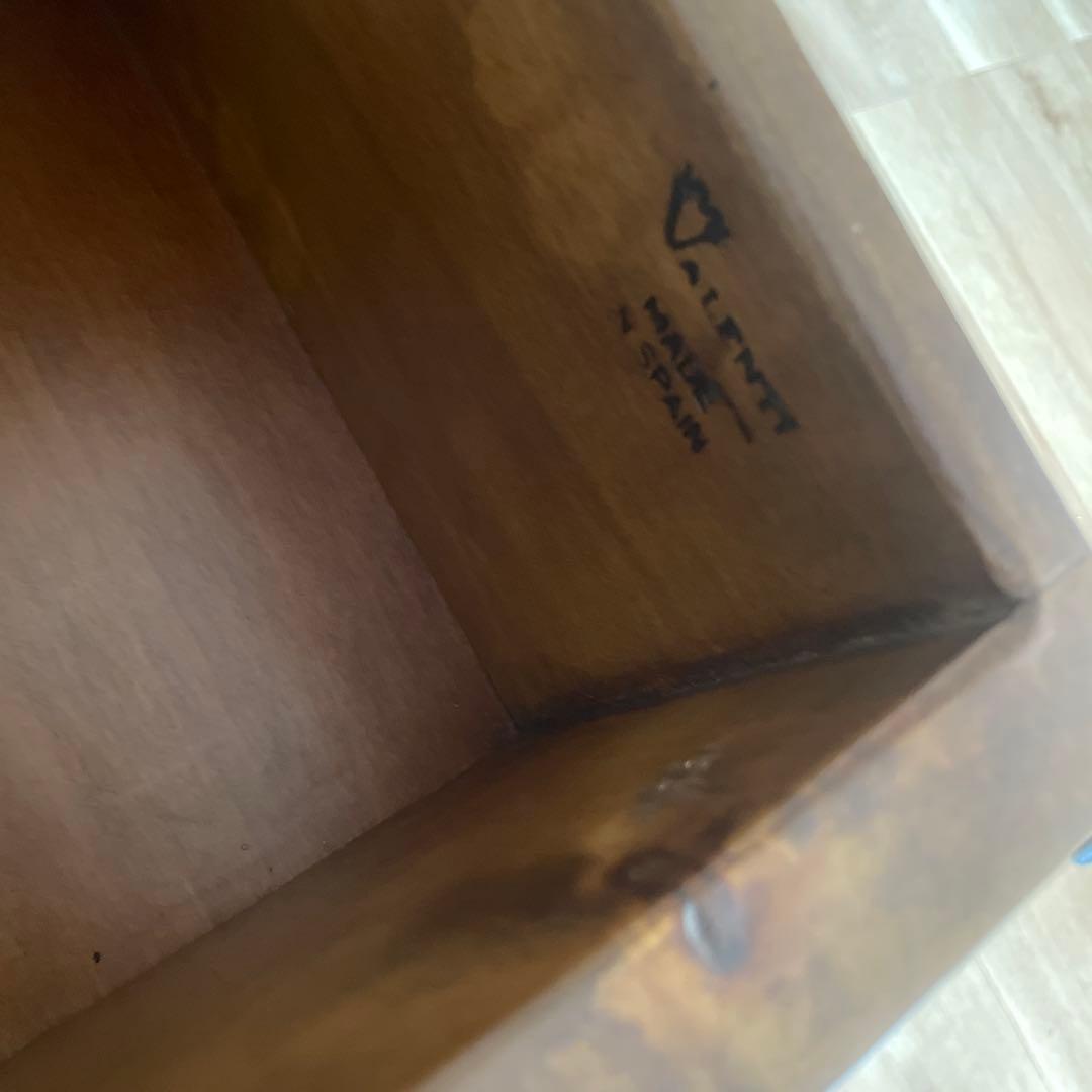 木製ブラウンチェスト バロッサバレンティ