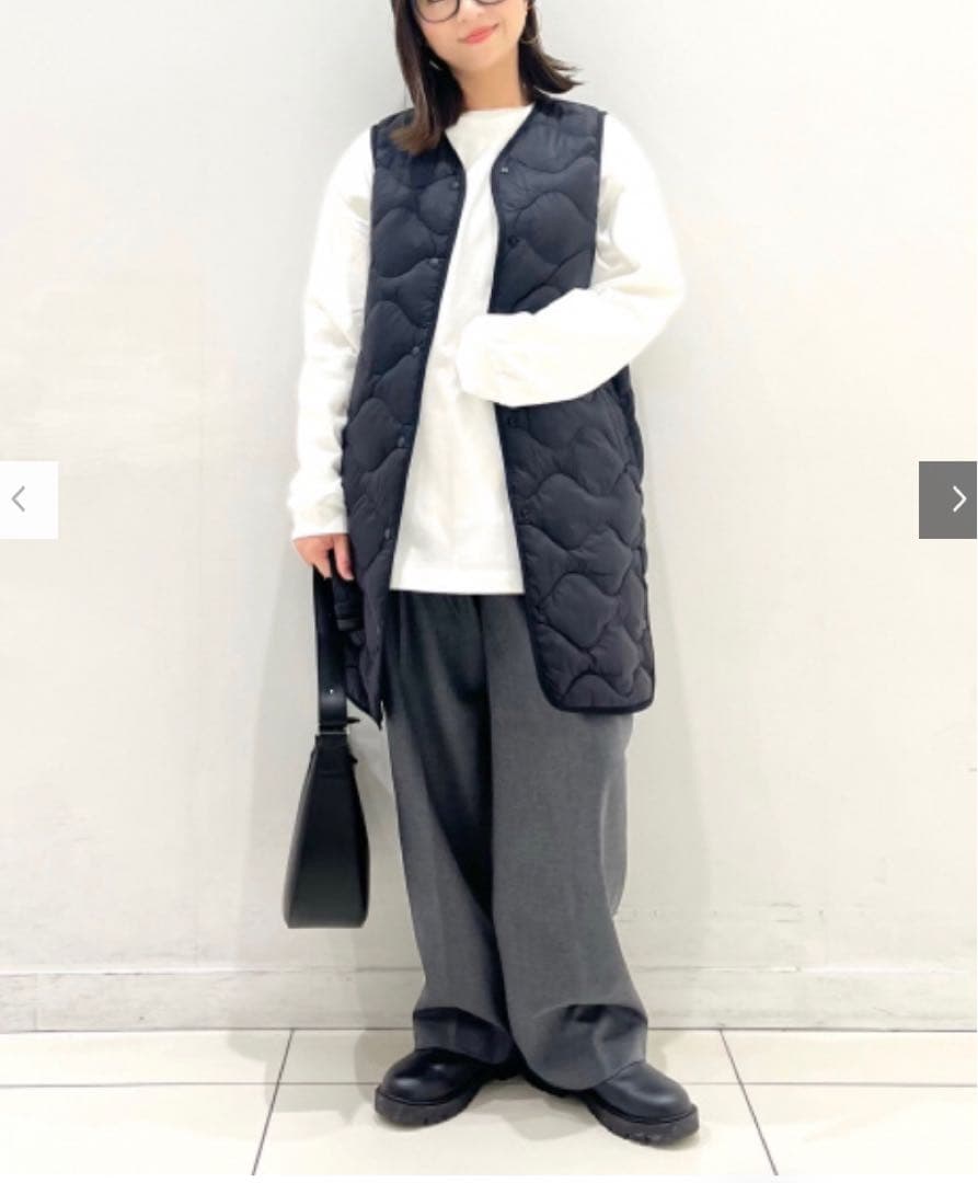 UNIQLO ウルトラライトダウン ロングベスト 黒 XL BLACK