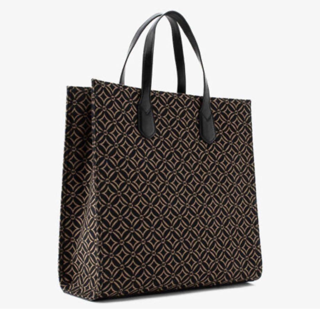 美品　マイケルコース　KEMPNER ジャカード トート ラージ　即日　2way