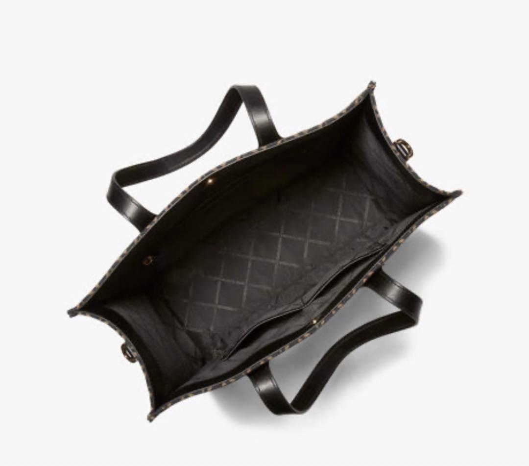 美品　マイケルコース　KEMPNER ジャカード トート ラージ　即日　2way