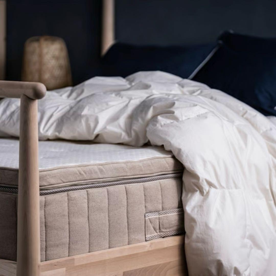 美品 IKEA イケア 掛け布団 2枚セット フェザー