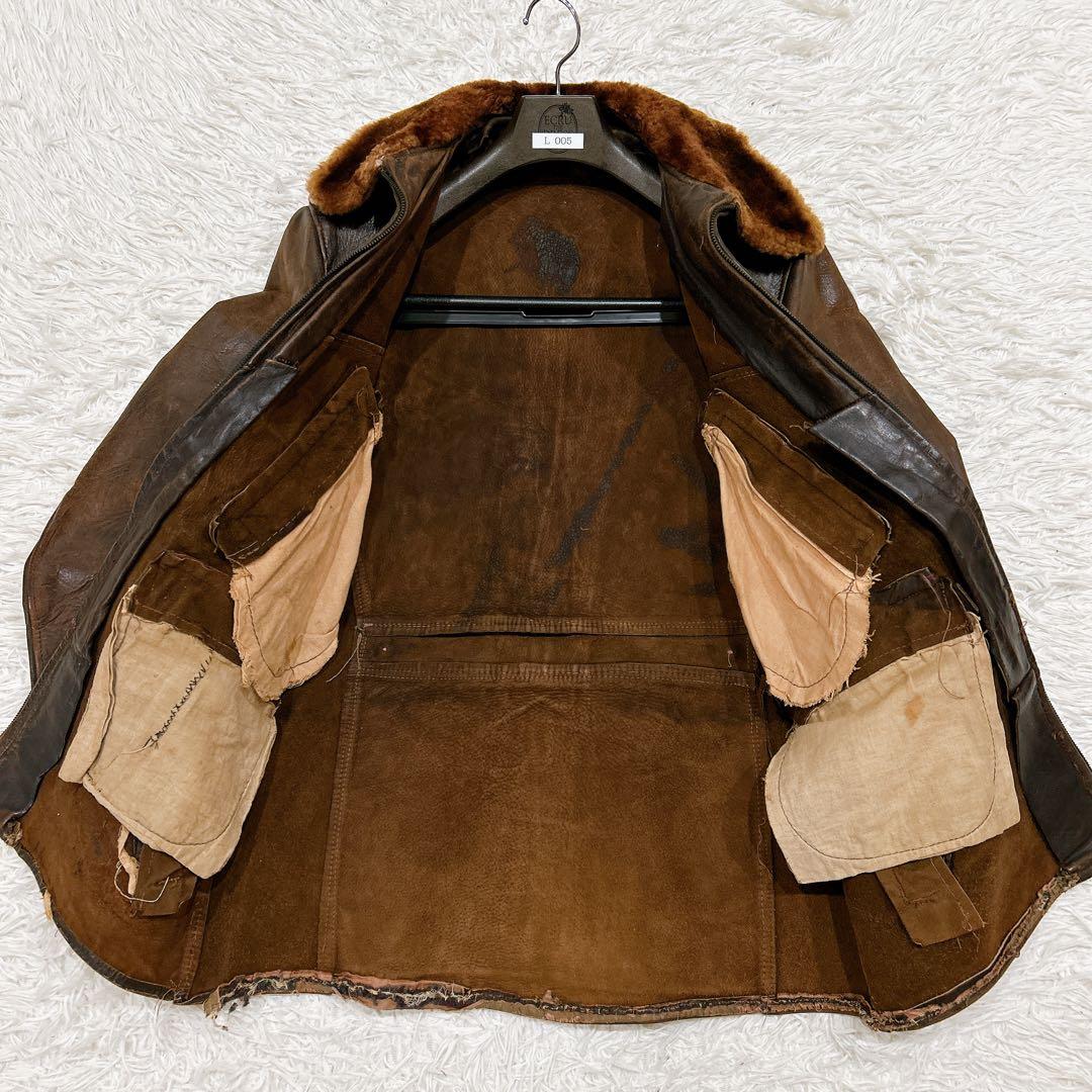 希少 40s G-1 フライトジャケット　ヴィンテージ　古着　レザージャケット