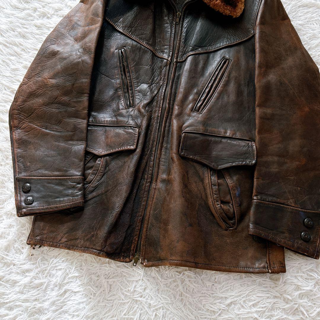 希少 40s G-1 フライトジャケット　ヴィンテージ　古着　レザージャケット