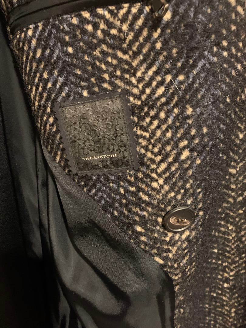 タリアトーレ　tagliatore ツイードダブルコート