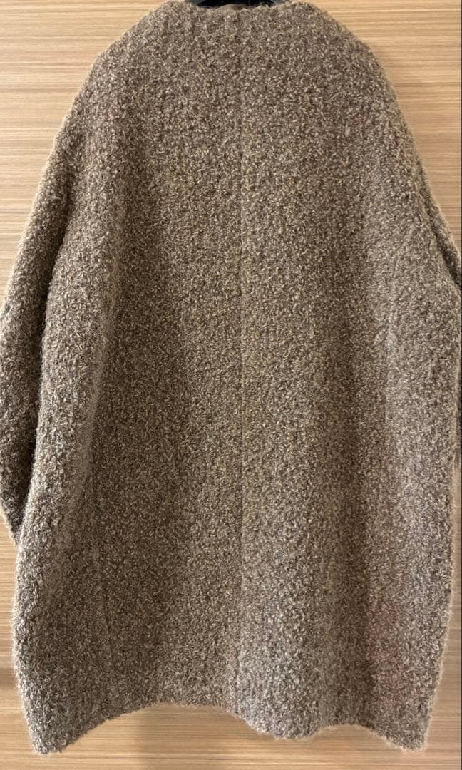 IENA ループツイードコクーンコート