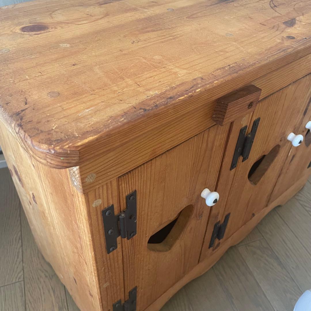 （used）カントリー家具　キャビネット　ローボード　テレビボード