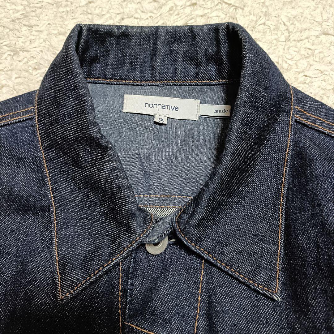 美品★nonnative TRUCKER BLOUSON ボタンフライジャケット