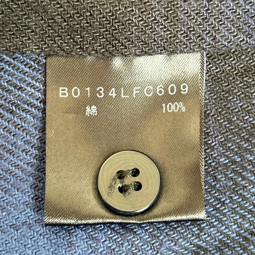 ロワズィール⁂ グランジコットンポプリンステンカラーコート　ライナー付　ネイビー