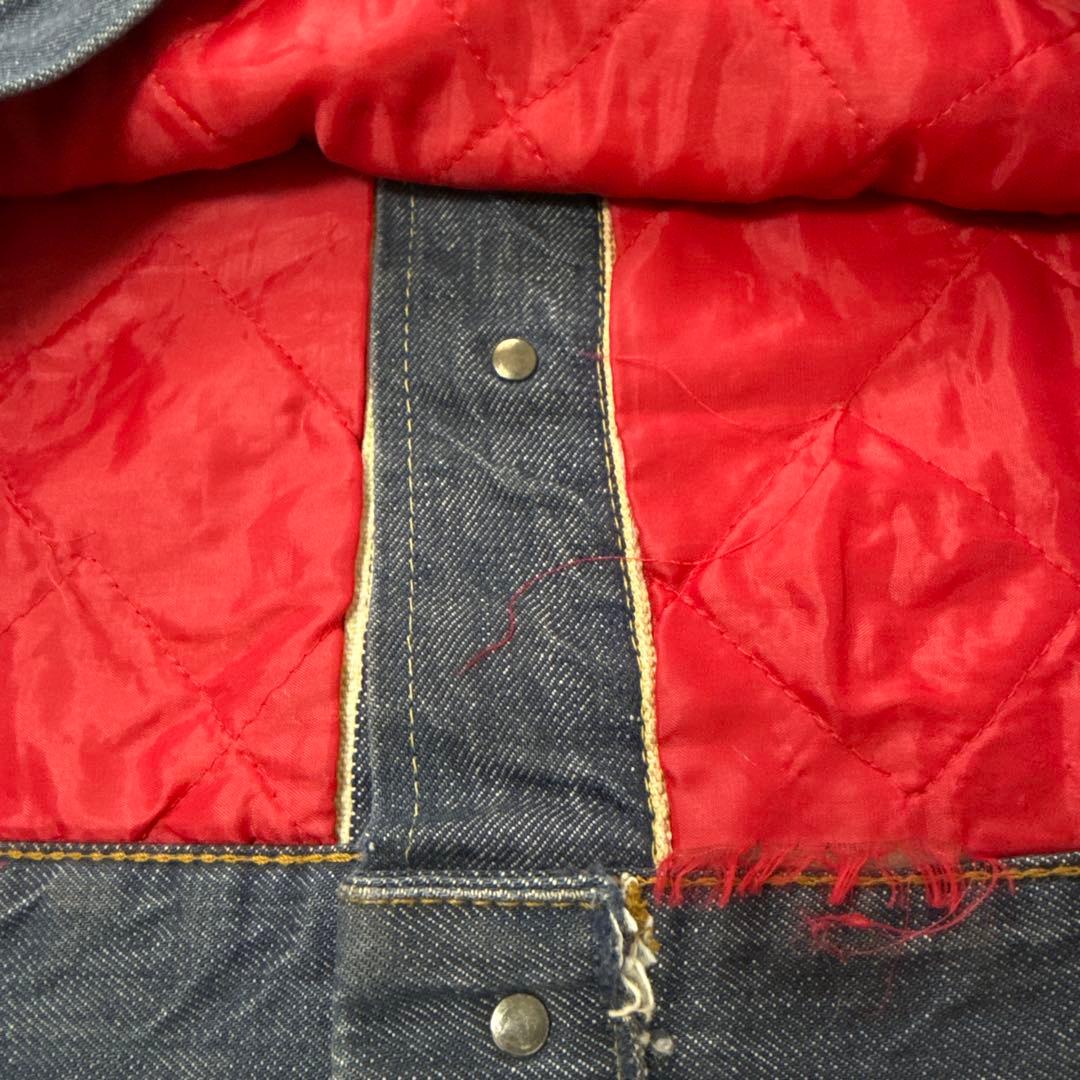 70s Sears ROEBUCKS デニムジャケット 裏地キルティング