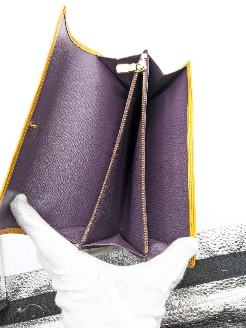 ルイヴィトン ポルトフォイユサラ エピ タッシリイエロー 0IN