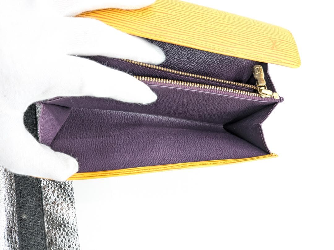 ルイヴィトン ポルトフォイユサラ エピ タッシリイエロー 0IN