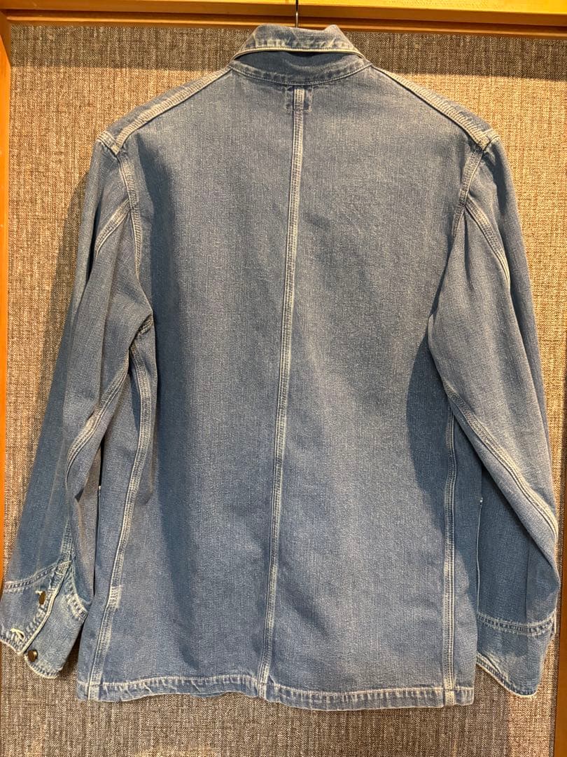 Lee 91-J デニム カバーオール 40 ハウスタグ ロングL 復刻