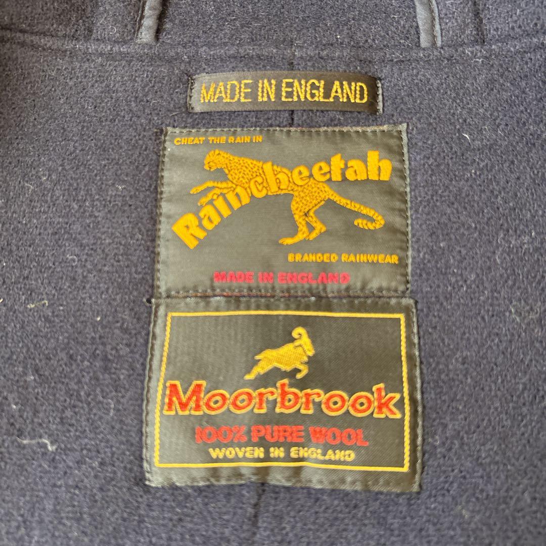 希少☆レインチーター　moorbrook ダッフルコート　英国製　ヘリンボーン