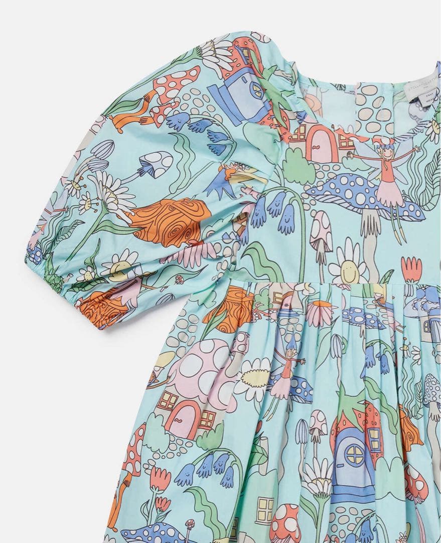 新品　ステラマッカートニー　ウッドランド 柄ワンピース　6Y /定価3万円以上