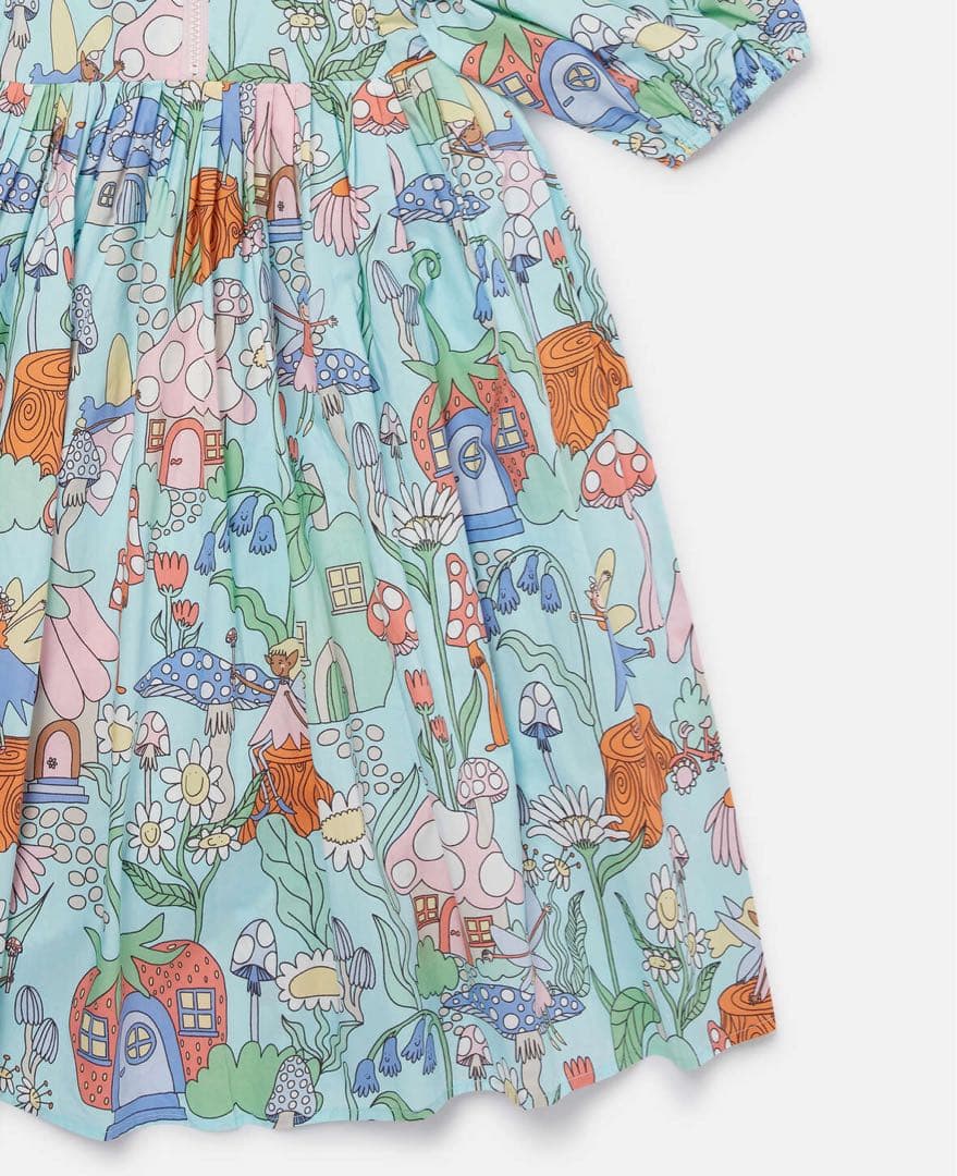 新品　ステラマッカートニー　ウッドランド 柄ワンピース　6Y /定価3万円以上