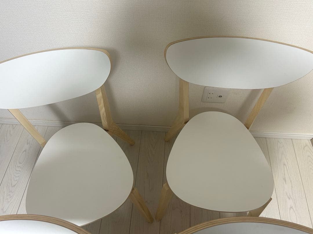 【極美品】IKEA NORDMYRA ダイニングチェア　4脚セット