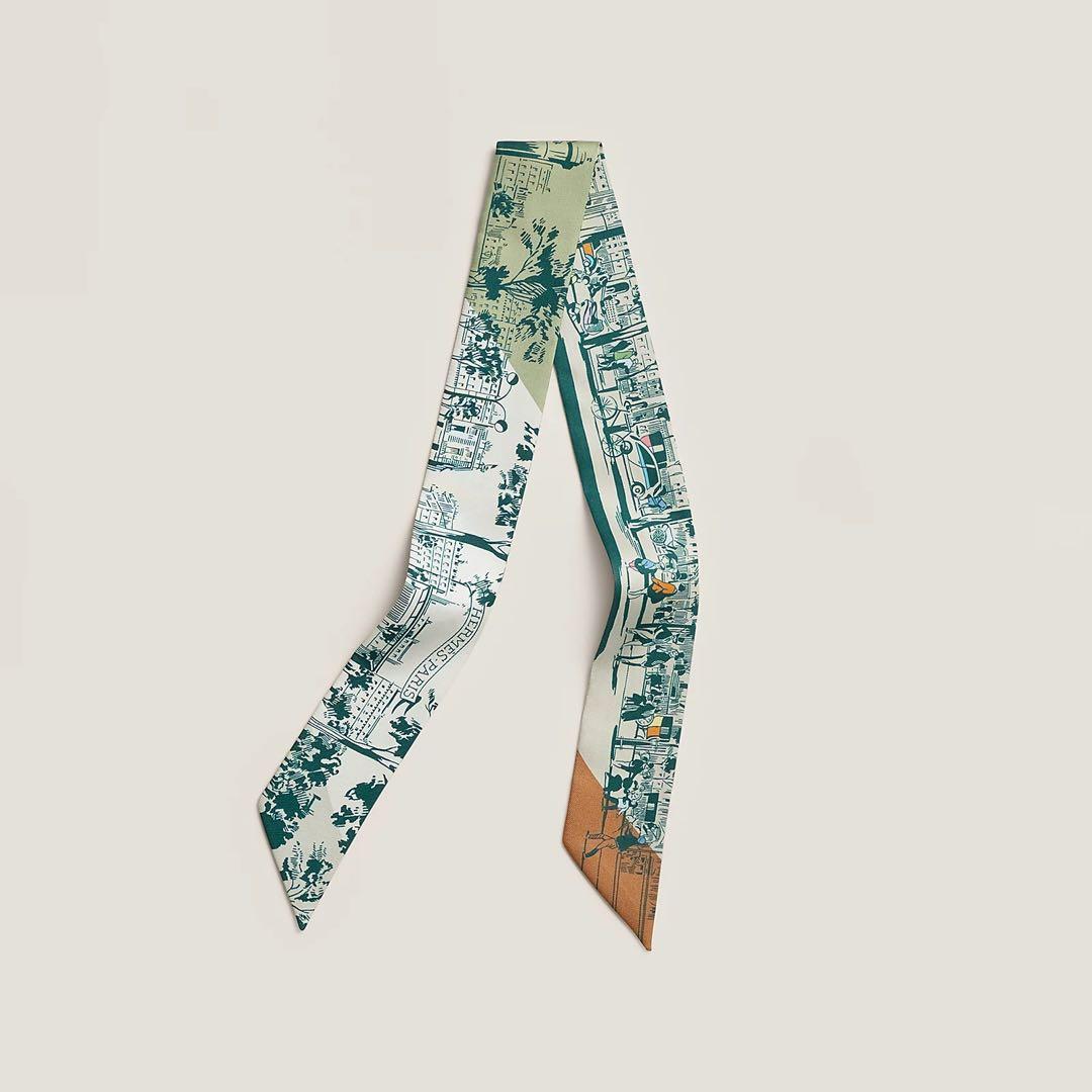 新品❗️エルメス　ツイリー 《ブールヴァールの陰から》