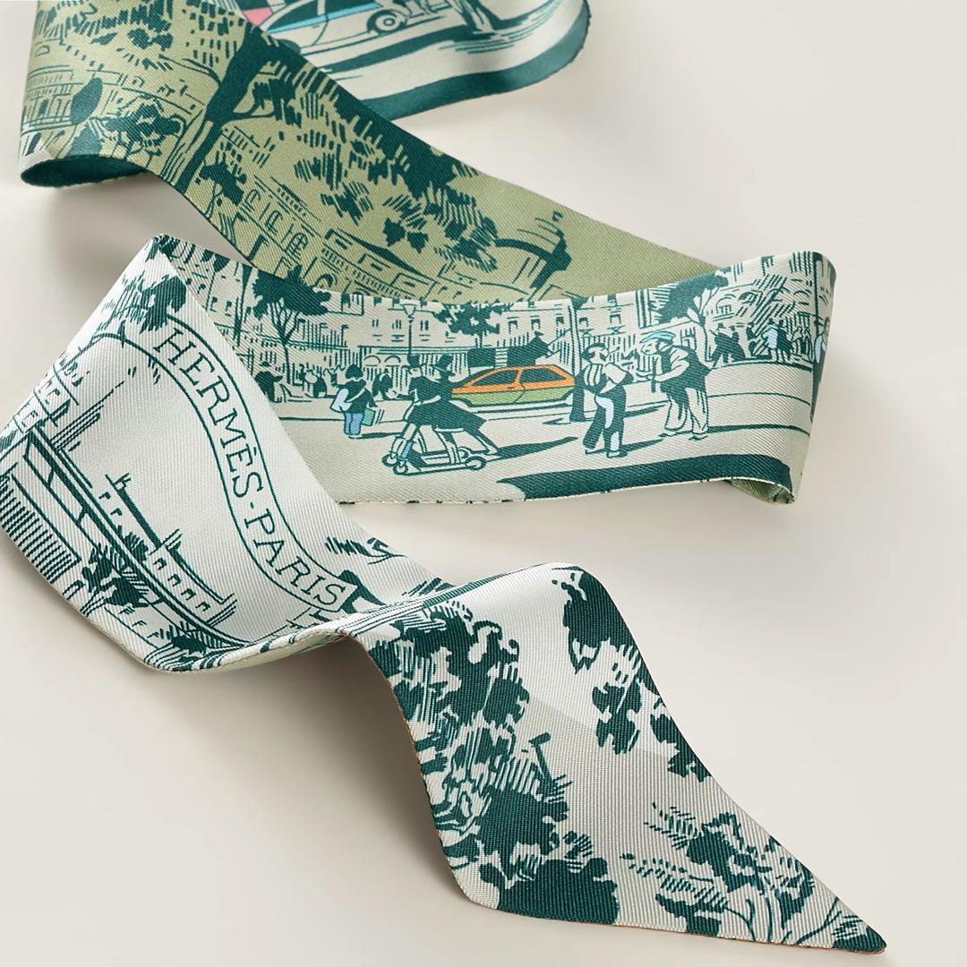 新品❗️エルメス　ツイリー 《ブールヴァールの陰から》