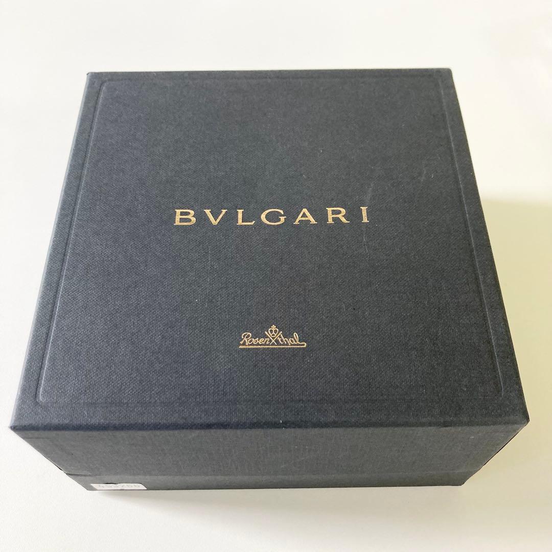 美品 BVLGARI ブルガリ ローゼンタール 灰皿 14cm 四角 元箱