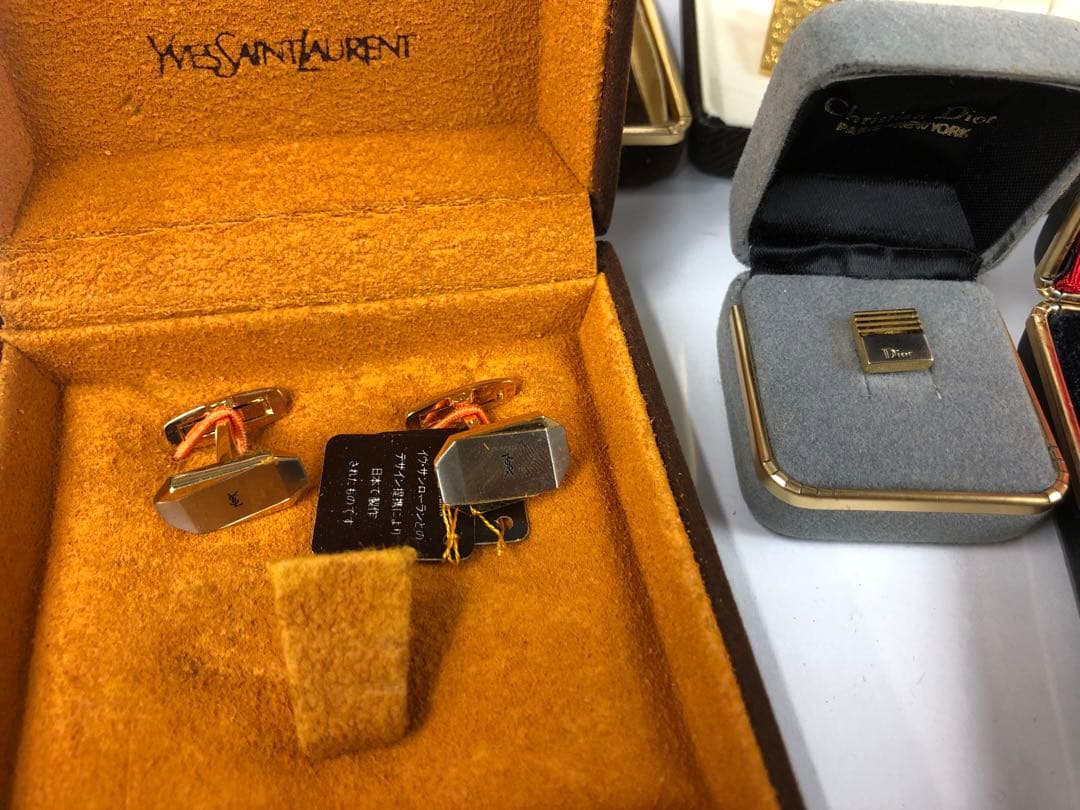 K*者様 ディオール・ダンヒル・デュポン・イヴサンローラン他　タイピン・カフスま