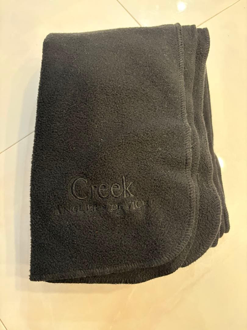 Creek フリースマフラー 黒