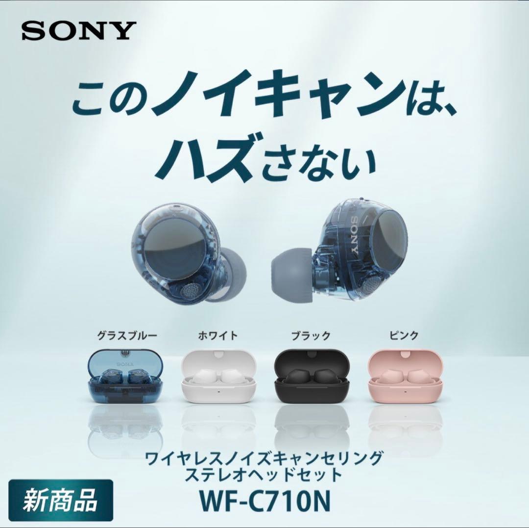 ワイヤレスノイズキャンセリングSTヘッドセット2025年モデルWF-C710N
