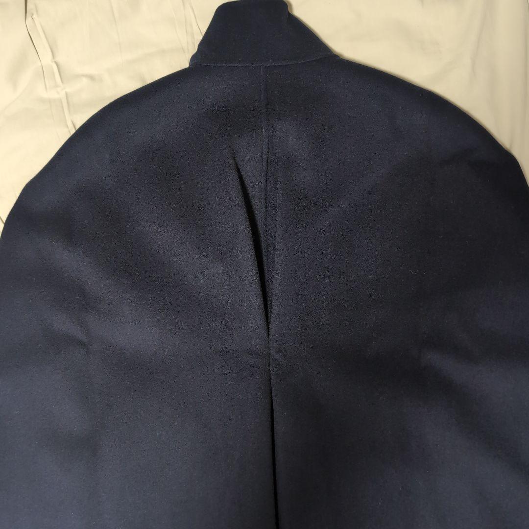 【未使用】LEPHIL ソフトウールリバーポンチョ　ネイビー　ルフィル