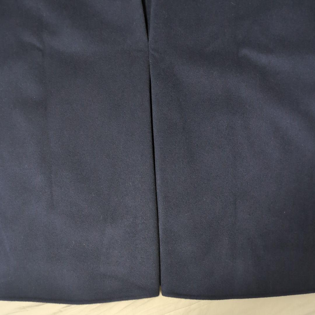 【未使用】LEPHIL ソフトウールリバーポンチョ　ネイビー　ルフィル