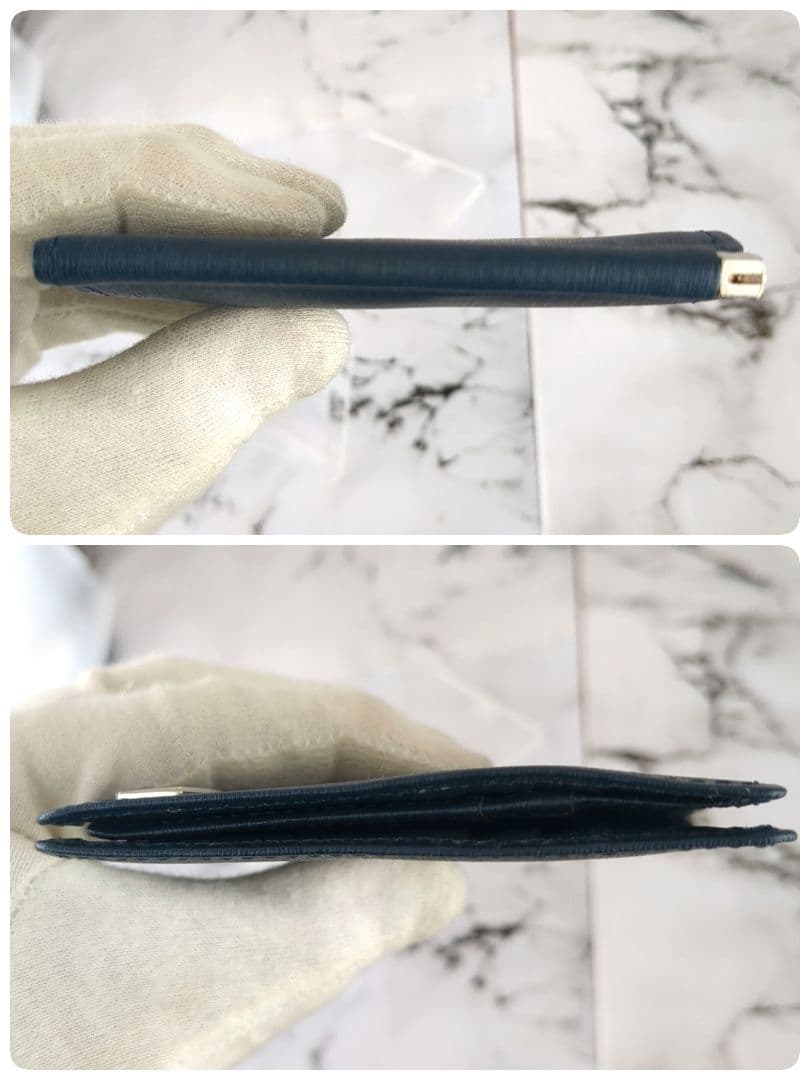 【極美品】PORTER☆現行　カレント　マネークリップ　ダークネイビー