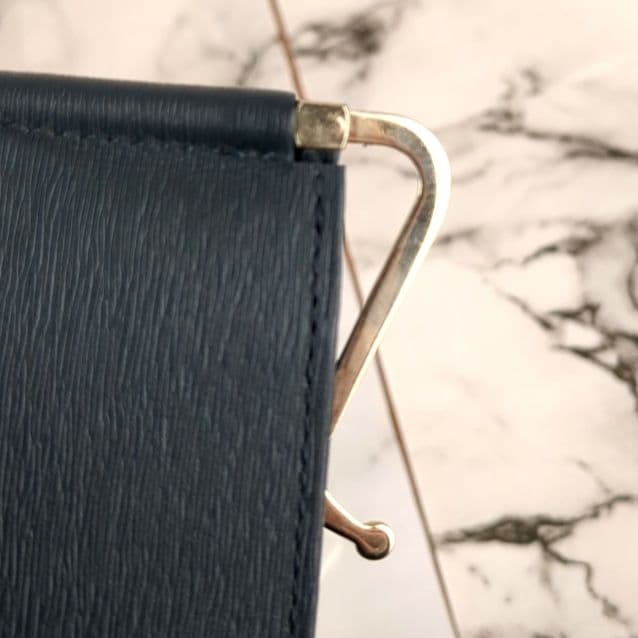 【極美品】PORTER☆現行　カレント　マネークリップ　ダークネイビー