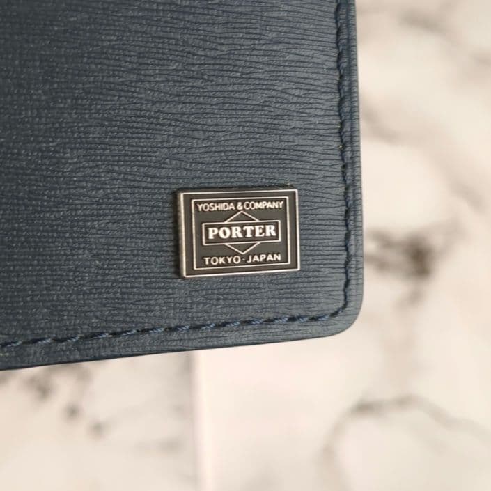 【極美品】PORTER☆現行　カレント　マネークリップ　ダークネイビー