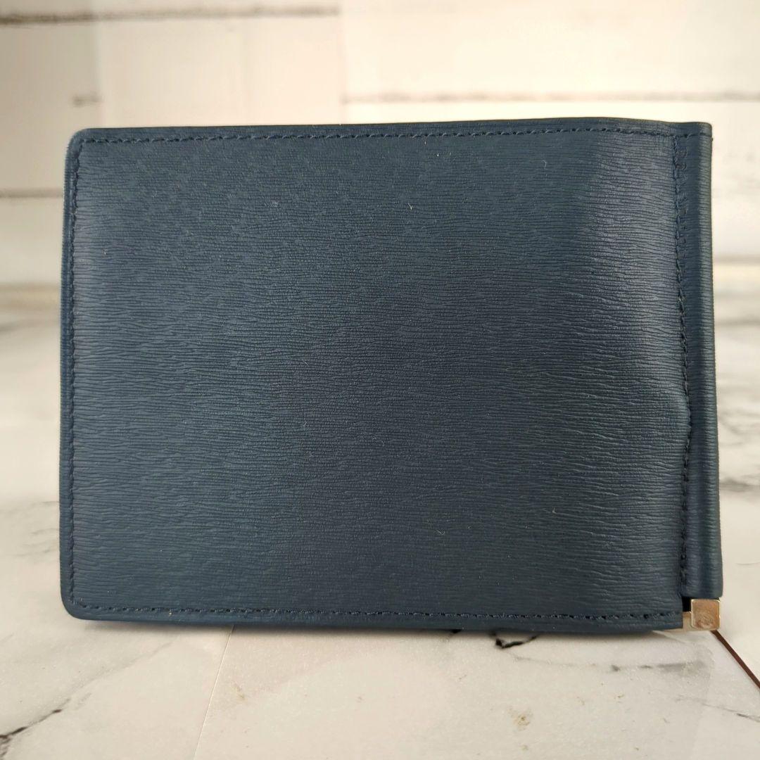 【極美品】PORTER☆現行　カレント　マネークリップ　ダークネイビー