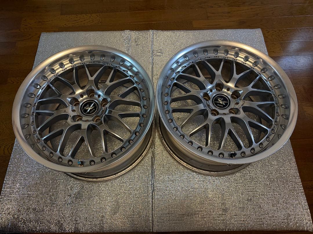 RAYS VR-X 18インチ 9J ET37 5穴114.3 2本セット