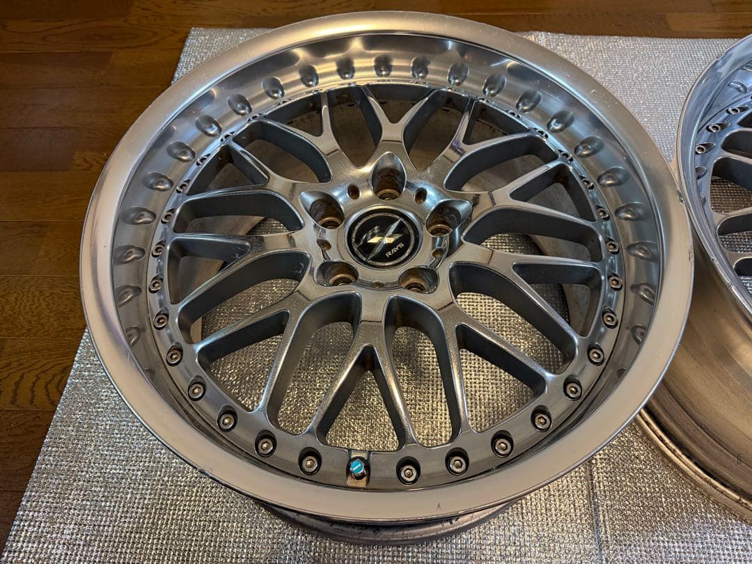 RAYS VR-X 18インチ 9J ET37 5穴114.3 2本セット