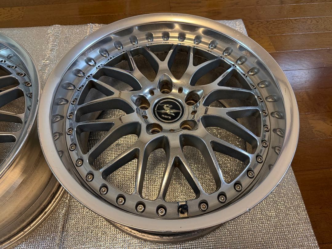 RAYS VR-X 18インチ 9J ET37 5穴114.3 2本セット